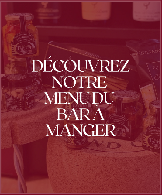 Découvrez notre menu du Bar À Manger